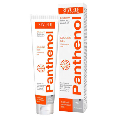 CoolingGelforSolarandThermalBurnsREVUELE7%Panthenol75ml+GIFT No shipping to USA