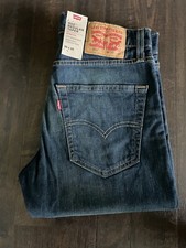 Levi's 502 Jeans Men's Dark Wash Taper Fit Stretch New 295070004 Many Sizes 