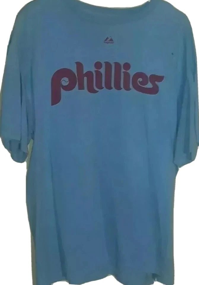 MLB Philadelphia Phillies #33 Cliff Lee Jersey Shirt By Majestic! Adult XL. - Image 2 of 3