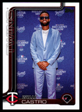 2025 Topps Series 1 Willi Castro #155 Golden Mirror SSP Minnesota Twins