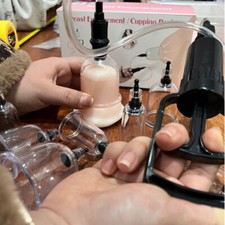 Vacuum Nipple Sucker Pump 8 Cupping Breast Suction for Women Men Sex Toys Adult