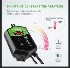 VIVOSUN 3" X 20" Seedling Heat Mat and Digital Thermostat Combo Set