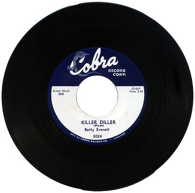 BETTY EVERETT  ''KILLER DILLER c/w AIN'T GONNA CRY'' 1958 R&B