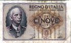 New ListingItaly 5 Lire 1940s Banknote