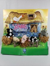 VTG 1995 Babe A Little Pig Goes A Long Way McDonalds Happy Meal Toys Display