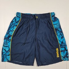 Reebok Swim Shorts - Blue - About a small or medium - Nylon