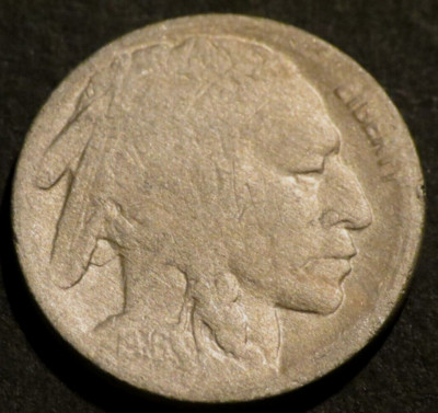 1916 S Buffalo Nickel Semi-Key Date Horn Details Holo-Restored Five 5c Coin B952