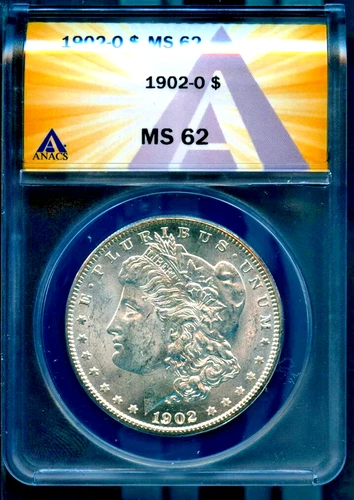 1902-O $1 Silver Morgan Dollar MS 62 ANACS # 7830169 + Bonus