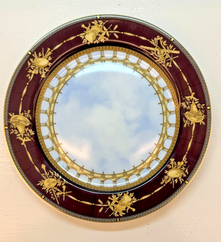 GRAND VERSAILLES BERNARDAUD LIMOGES FRANCE 8.25" SALAD PLATE #62 UNUSED - Afbeelding 3 van 3