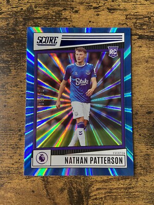 Panini Score 2022/23 Nathan Patterson #79 Everton Blue Laser /60