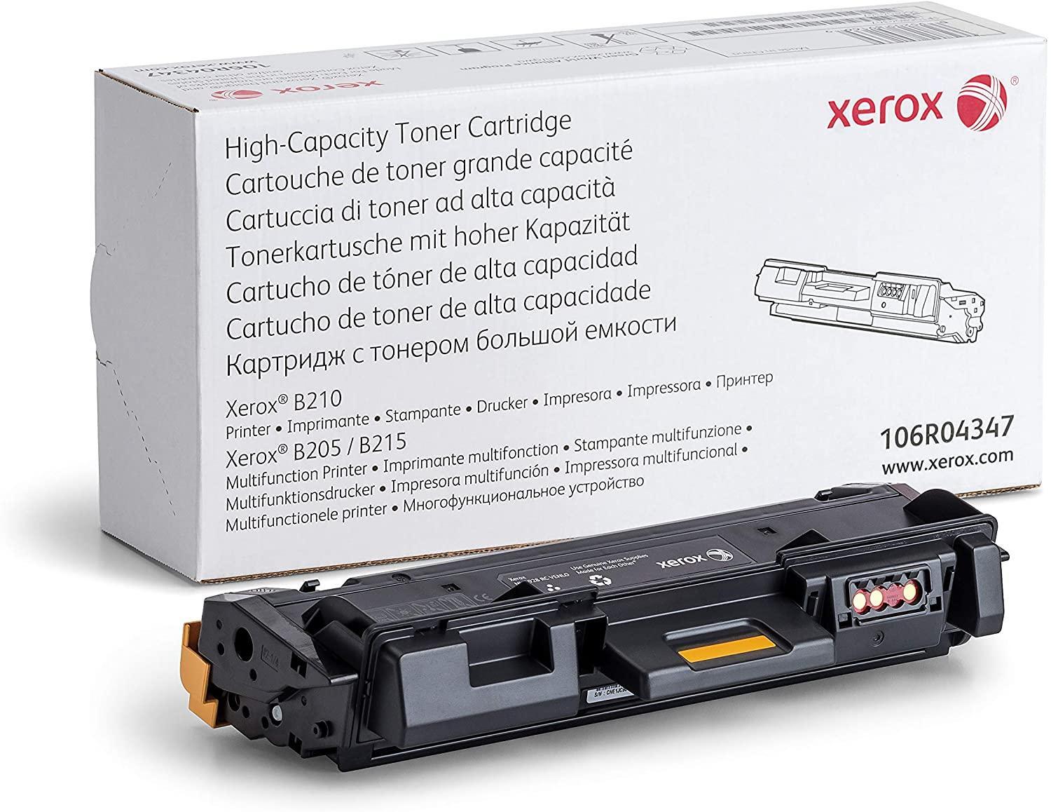 ORIGINALE XEROX B215 XL NERO ALTA CAPACITA' 106R04347 PER XEROX B205 XEROX B210