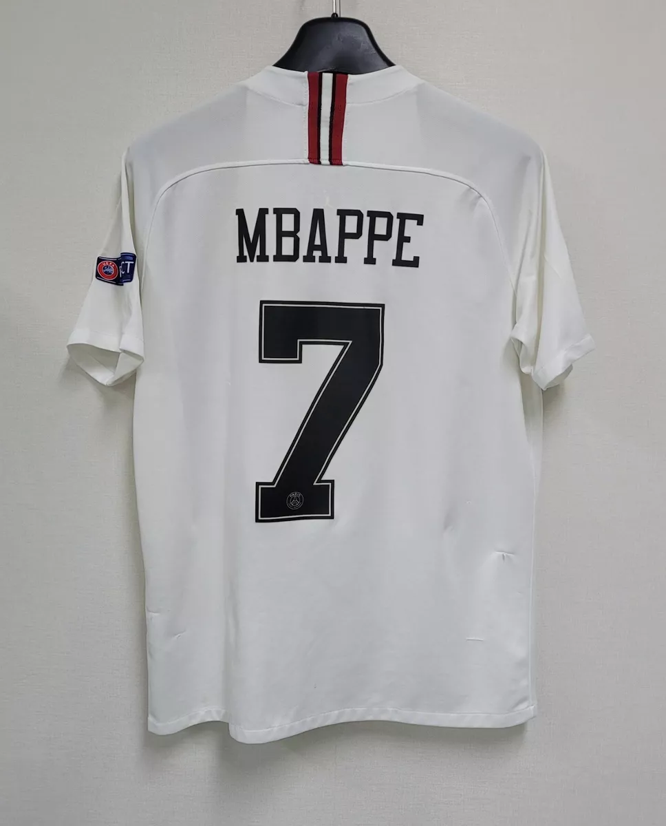 2018-19 PSG Paris-Saint-German CL Home S/S No.7 Mbappe UEFA 18-19