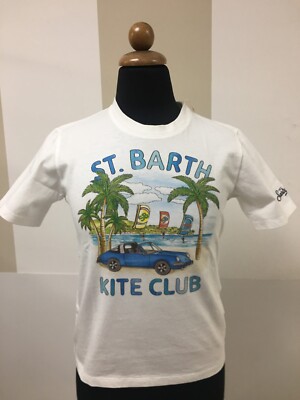 MC2 SAINT BARTH WHITE T-SHIRT KITE CAR FOR KIDS