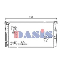 Radiateur BMW 520