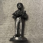 Boy with Train Christmas Michael Ricker Pewter Figure #6884 Ricker 1992 — photo 2