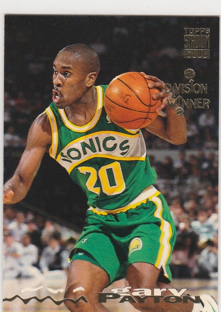 1993-94 Stadium Club Super Teams Division Winners #196 Gary Payton EXCH 049-E
