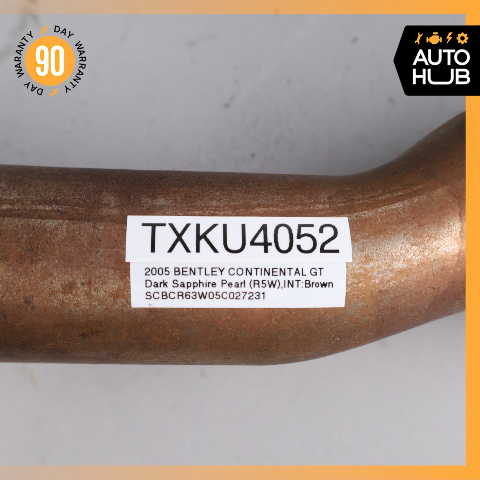 Bentley Continental GT 6.0L Exhaust Downpipe Left & Right Side Set OEM 53k