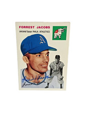 1994 Topps #129 1954 Archive Card# 17G Forrest Jacobs Athletics Autograph 