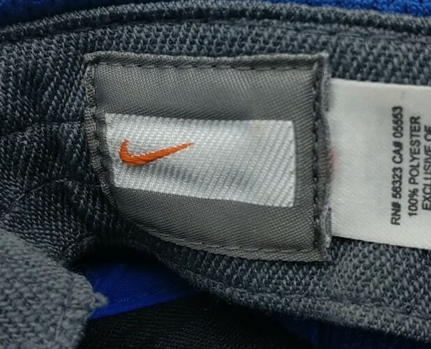 NIKE blue hat adjustable strapback cap large spel… - image 7