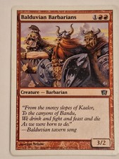 Balduvian Barbarians - 8th Edition Core Set - Magic the Gathering MTG Nice!