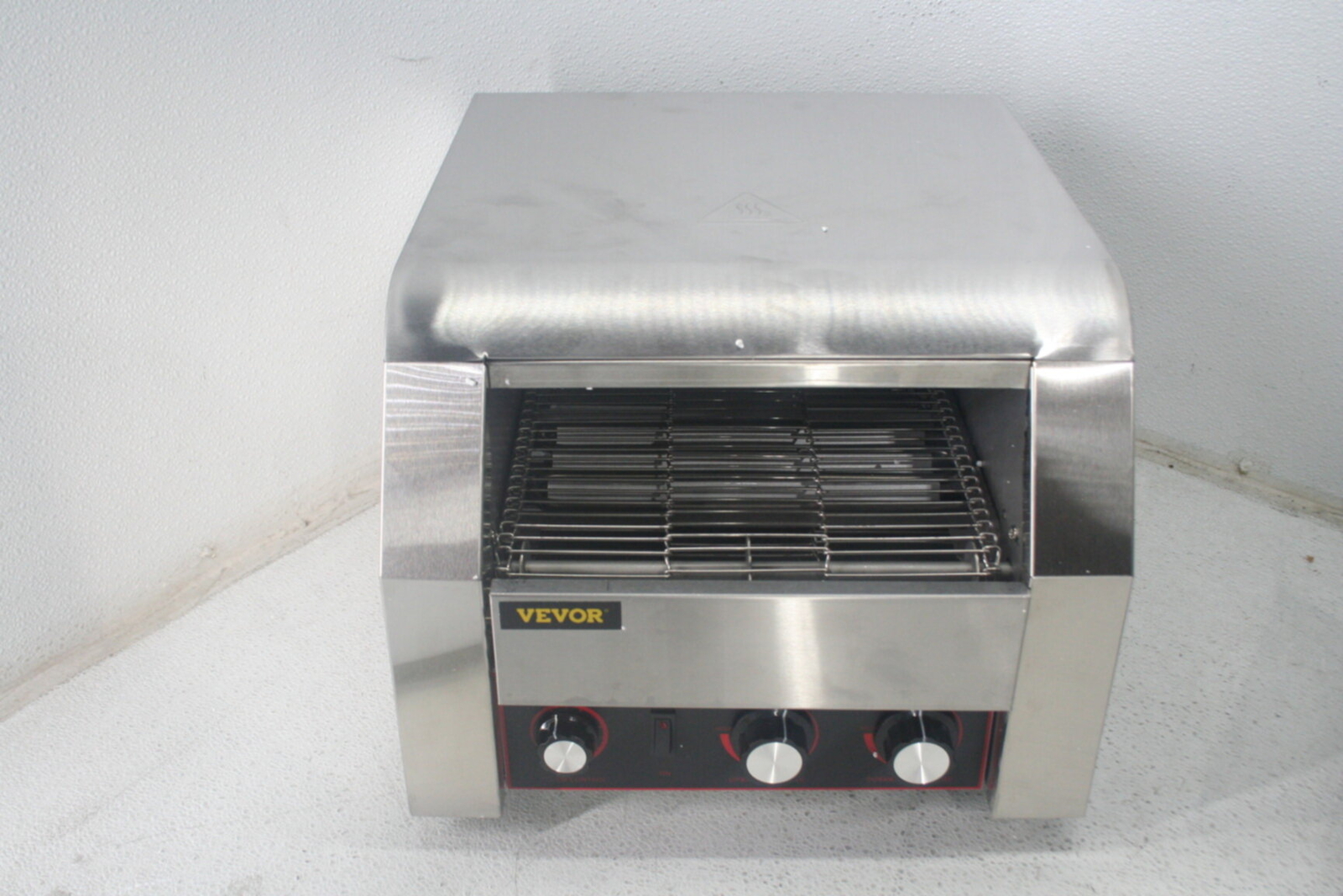 VEVOR TT300 Commercial Conveyor Toaster 2200W Stainless Steel Heavy