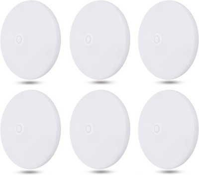 Facon 6-Pack 4.5in 12V RV Puck Dome Lights Warm White