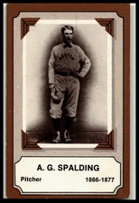 1975 Fleer Official Major League Patches Pioneers of Baseball #4 A.G. Spalding