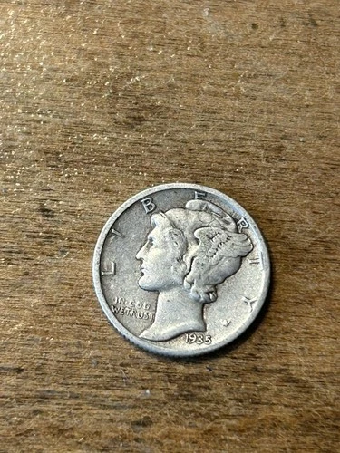 1935S Mercury Dime VF