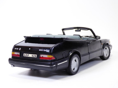 OCCASION défectueux sans boite SAAB 900 TURBO 16S CABRIOLET noir 1
