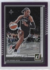 2025 Panini Donruss WNBA Purple Shimmer 64/99 A'ja Wilson #82 1i98