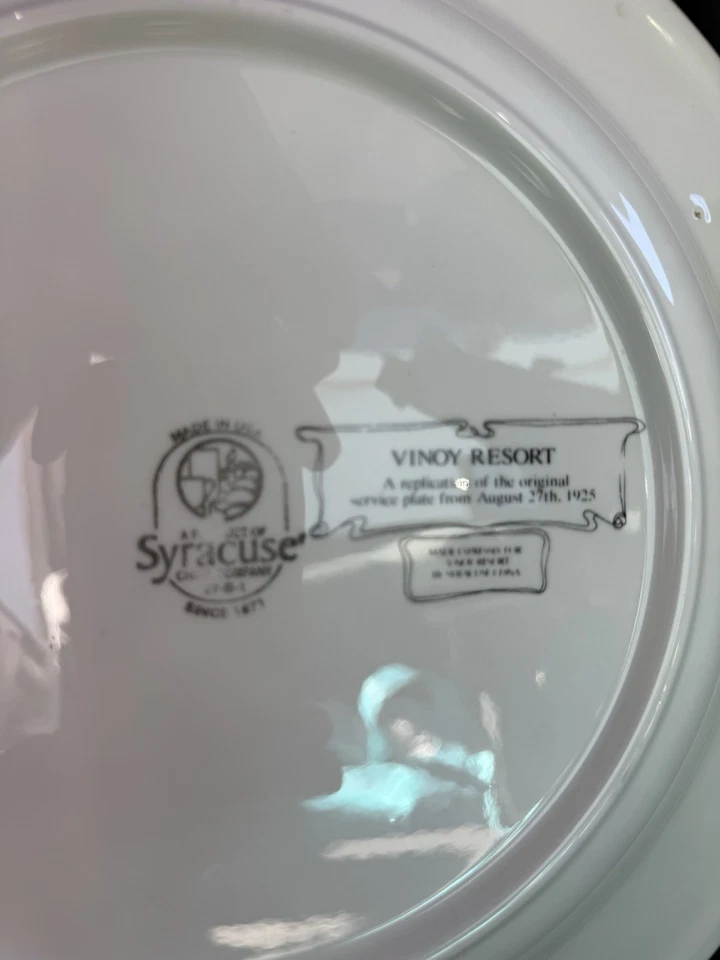 "Vinoy Hotel St Petersburg, FL, 12"" réplica de la placa 1925 azul/verde" Foto 3 de 4