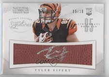 2013 National Treasures RPS FB Leather Signatures 5/10 Tyler Eifert #37 Auto z5i