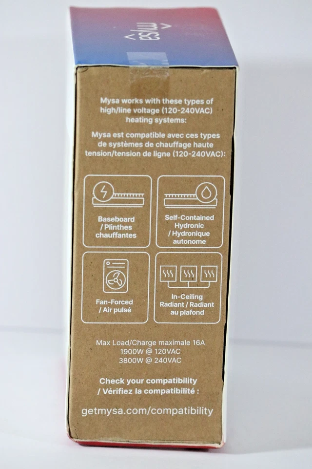 Mysa Smart Thermostat LITE V2 Electric Baseboard Heaters - MYSA BB V2-0-L - Image 3 of 4