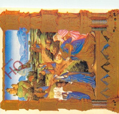 Postkarte - Herzog von Berry, Apostel gehen weiter zu predigen, Les Tres Riches Heures