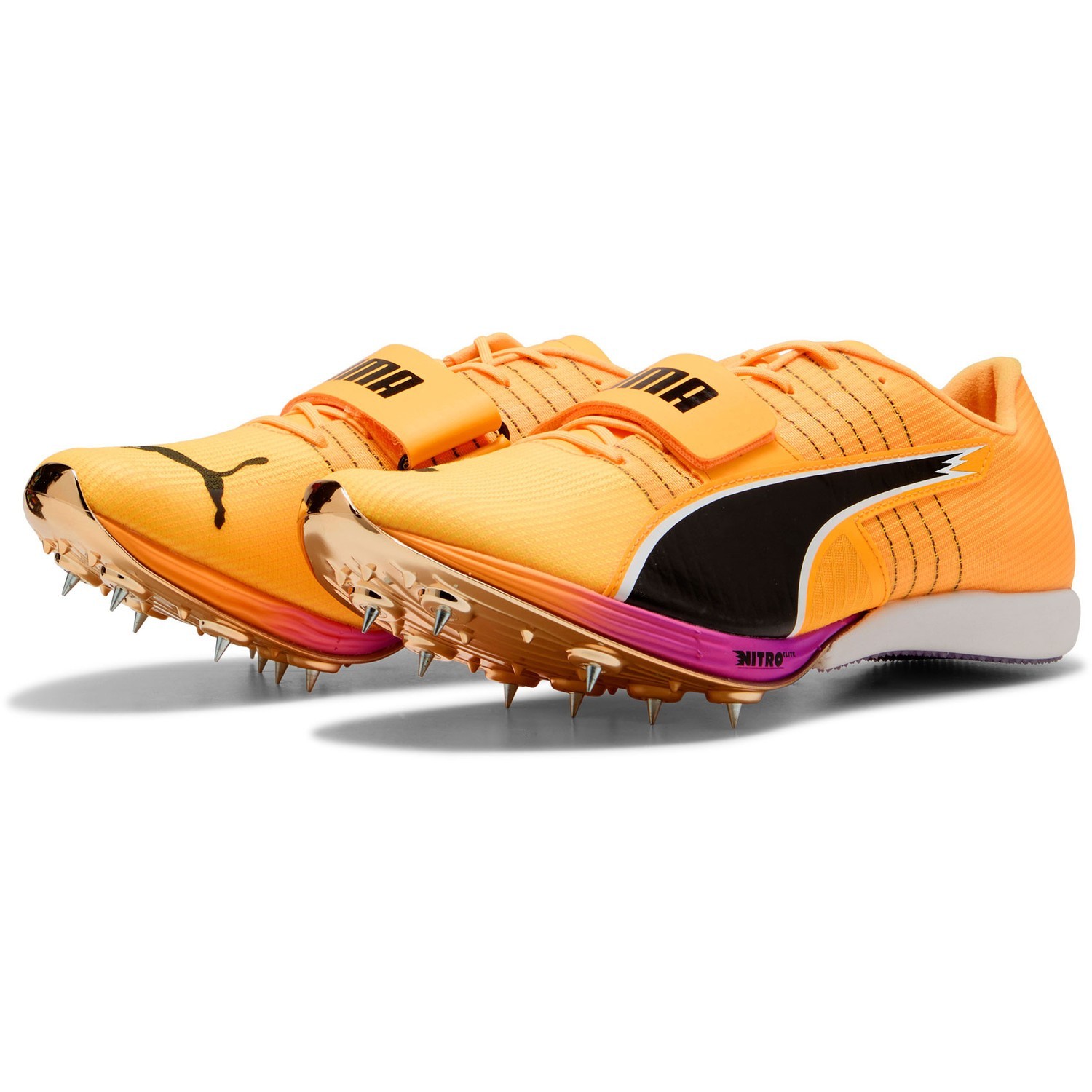 PUMA Long Jump Nitro Elite 2 Spikes Weitsprung Pink Profi Gr.46