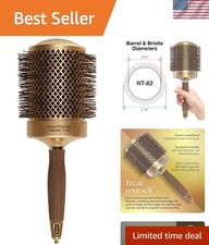 NanoThermic Ceramic Ion Round Thermal Hair Brush - Pro Blowout Tool for All Hair