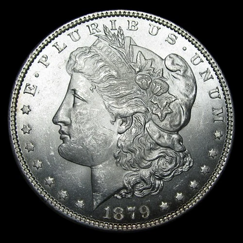 1879 Morgan Silver Dollar Silver ---- Gem BU Condition Stunning Coin ---- #PP490