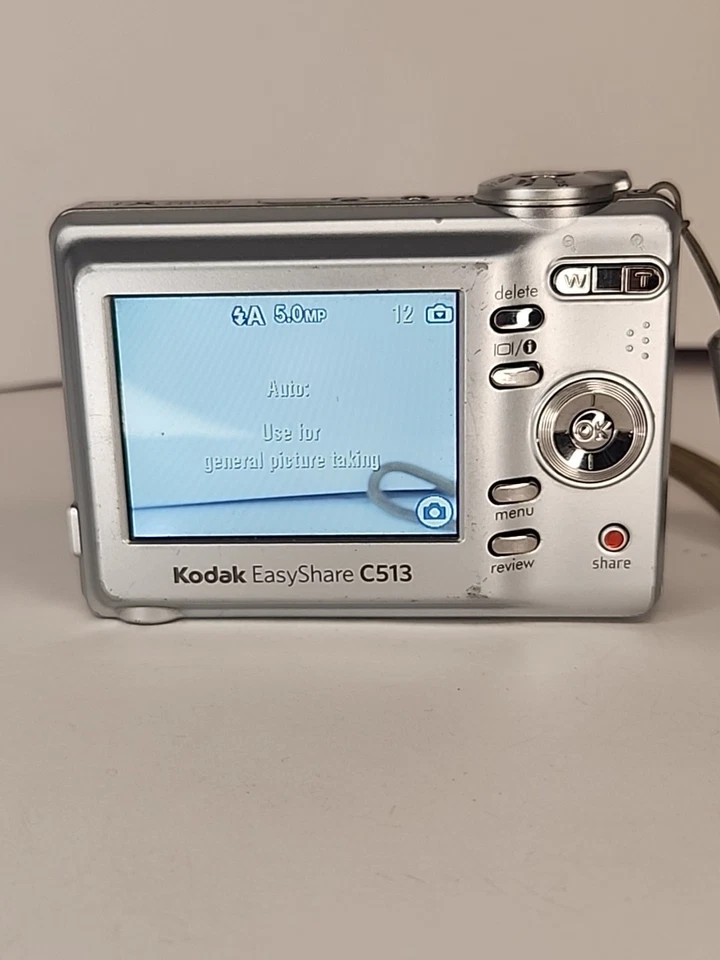 Kodak EasyShare C513 Digital Camera 3X Optical Zoom 5 MP  Working - Image 4 of 4