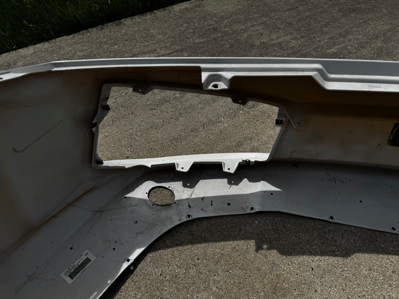 Lamborghini Gallardo Coupe, Spyder, Front Bumper Cover, P/N 400807437 OEM White