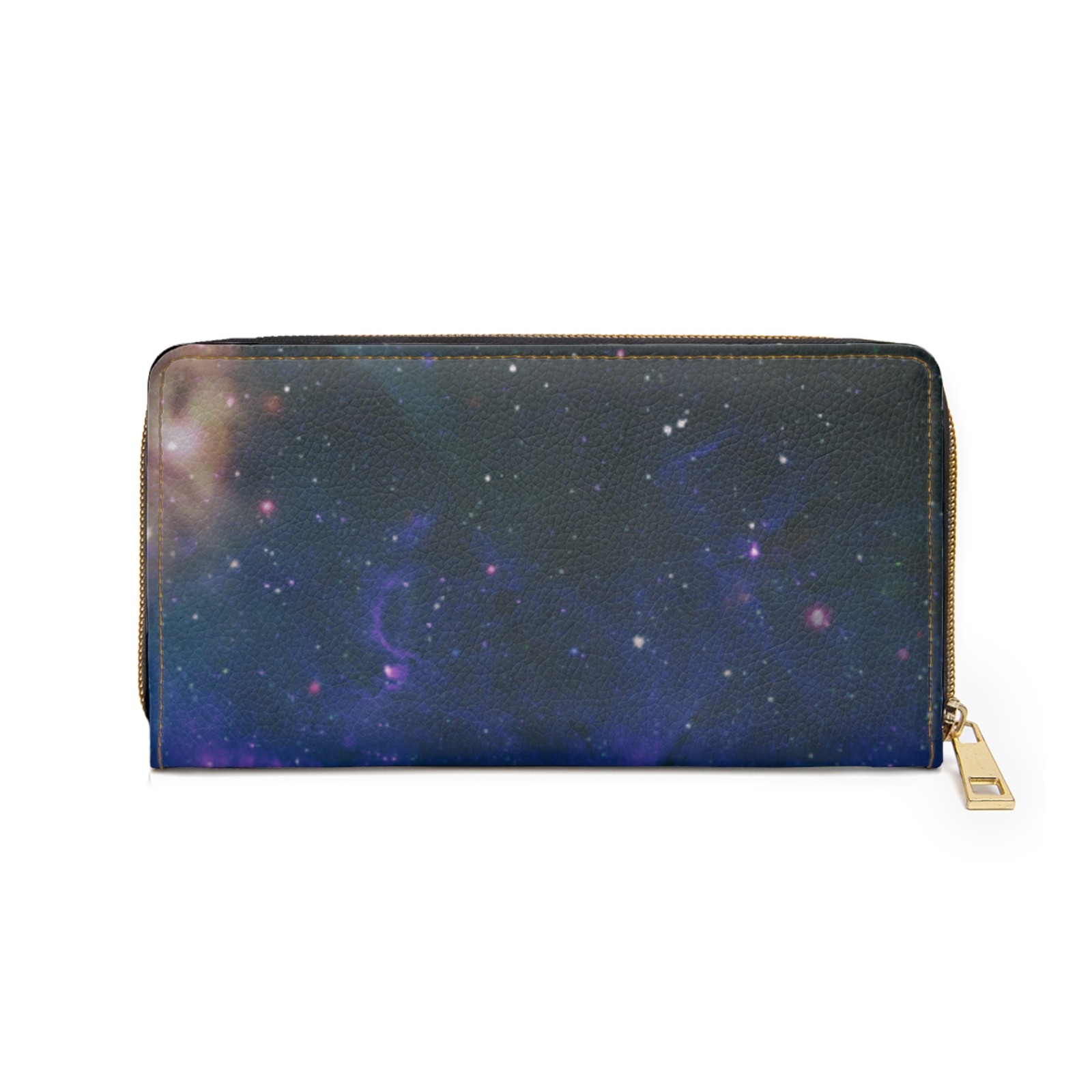 Purple Galaxy Space Zipper Wallet | Cosmic Nebula Print
