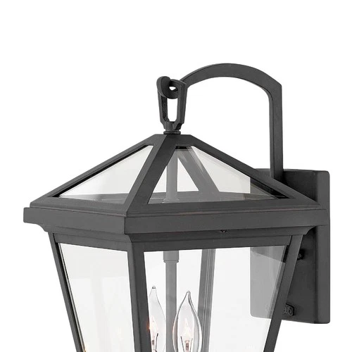 Hinkley Alford Place 14" High Museum Black Outdoor Lantern Wall Light - Picture 5 of 10