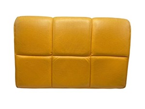 MCM Mid Century Modern Sofa Cushion Orange Vinyl After Knoll
