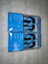 2 Pack Reiko Smartphone Stereo Headset & Stereo Headphones – Black ￼ Color