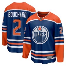 Edmonton Oilers Evan Bouchard Fanatics Branded Royal Home Breakaway NHL Jersey