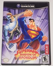 Superman Shadow of Apokolips Nintendo GameCube Game w/Manual