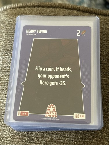 Bo Jackson Battle Arena - Alpha Update - SP Play PL-21 - Heavy Swing