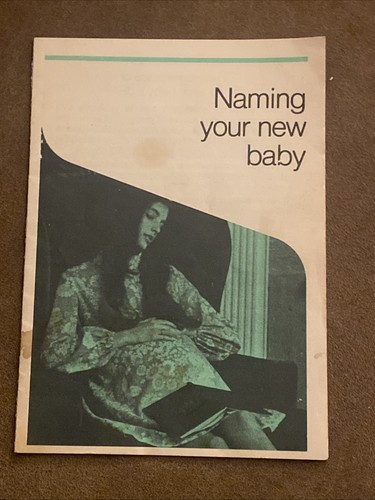 Naming Your New Baby Book for Babies 1983 Great Condition Vintage
