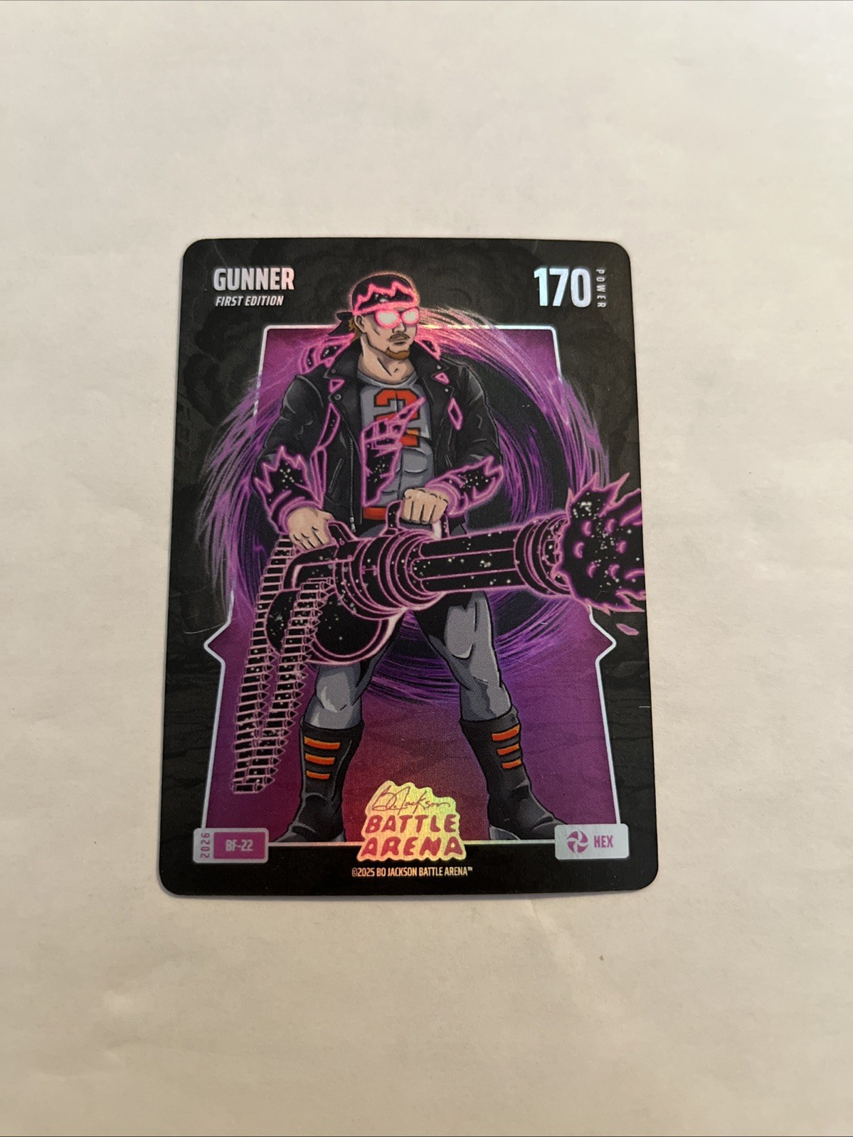 2026 Bo Jackson Battle Arena Gunner Hex Battlefoil Gunnar Henderson