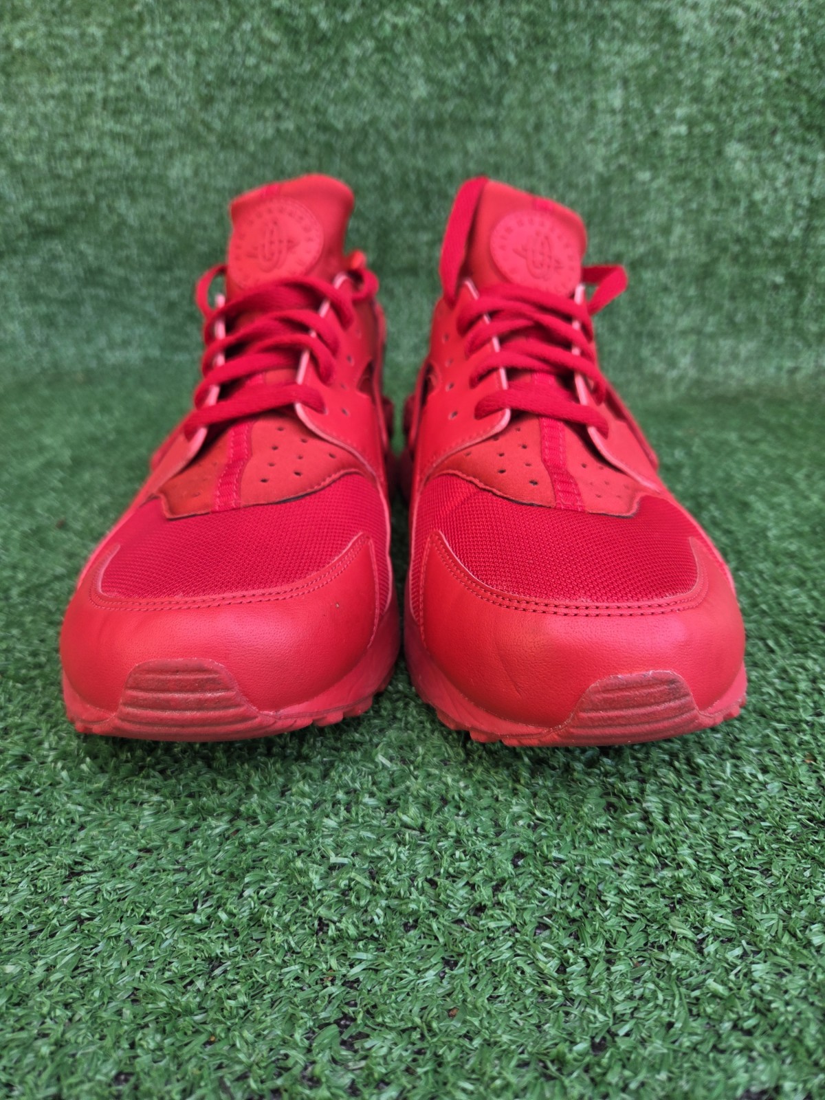 Nike Air Huarache Men's Size 12 Varsity Red  318429-660 Pre-owned