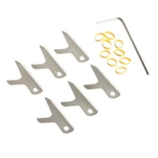 Swhacker #203 Broadhead Replacement Blades & Extra Shrink Tubing 100 Grain (6-P